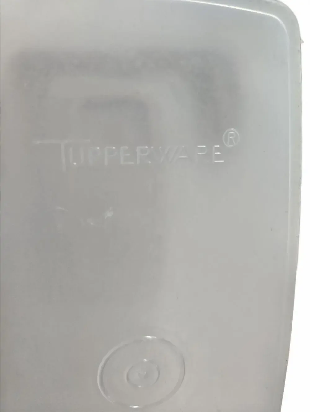 Tupperware Tall Rectangle Storage Container with Flip Cap Lid